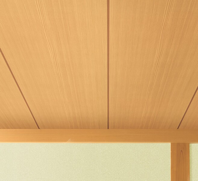 和/砂壁風&杉板目