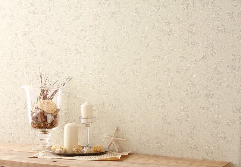 マッスルウォールサイクル消臭壁紙 ボタニカル柄