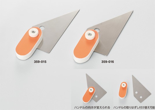 狭い部分や三角コーナー等のクロス切断　ミニ地ベラくるピタ