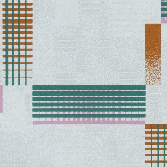 大人カラーのモダン柄壁紙