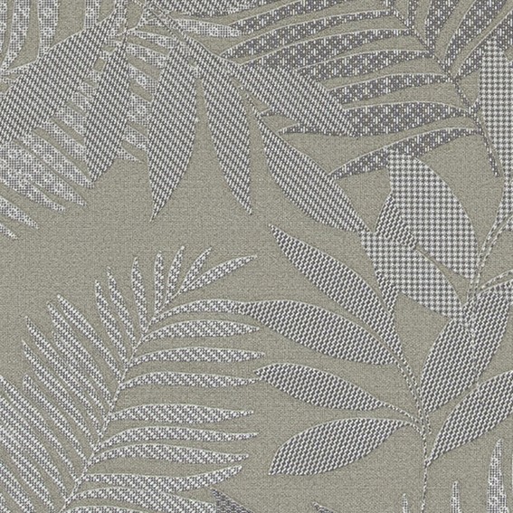 ゴージャスなフラワー・リーフ柄壁紙