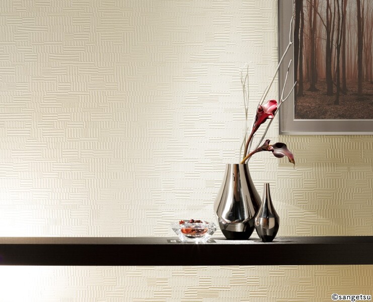 ニュートラルカラー厚めモコモコ壁紙