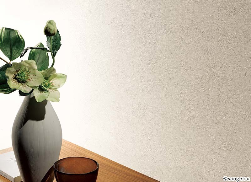 ニュートラルカラー厚めモコモコ壁紙