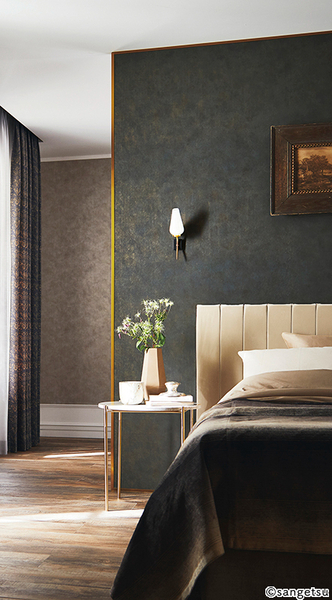 ENGLISH DESING AGENCY STRATFORD ニュアンスカラー光沢デザイン壁紙