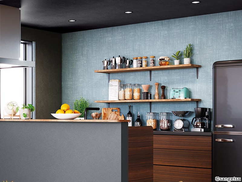 カラーセレクション/麻&デニム風織物調壁紙