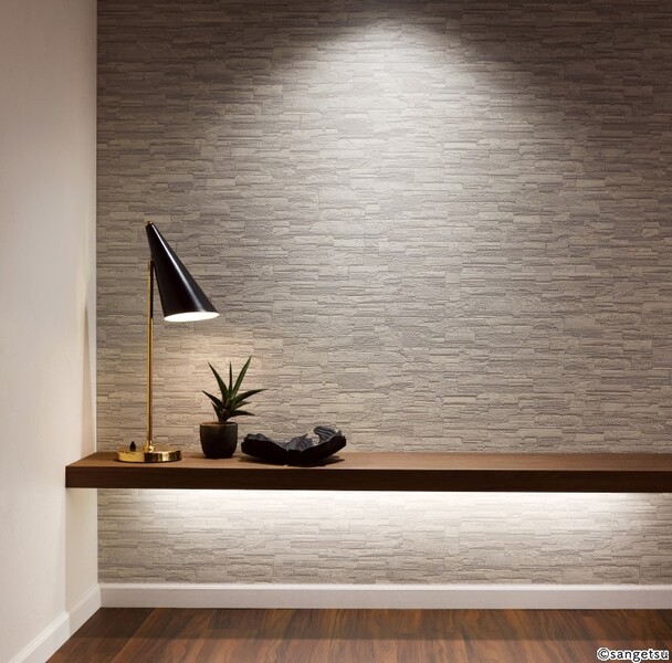 大理石チップ入り!ラグジュアリーデザイン壁紙