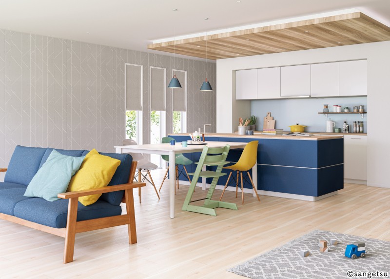 厚めでナチュラルな木目調壁紙