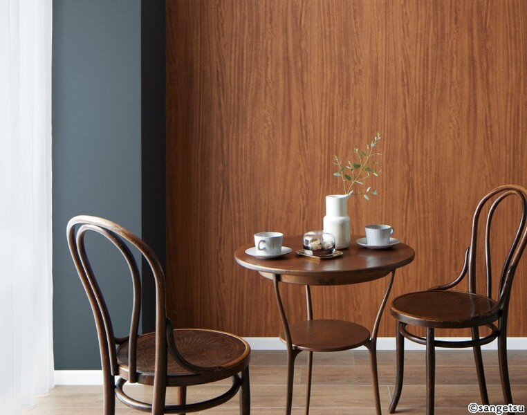 不燃認定壁紙 木目調壁紙