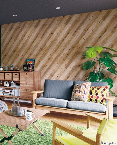 アクセントクロスにおすすめ!デザインウッド壁紙