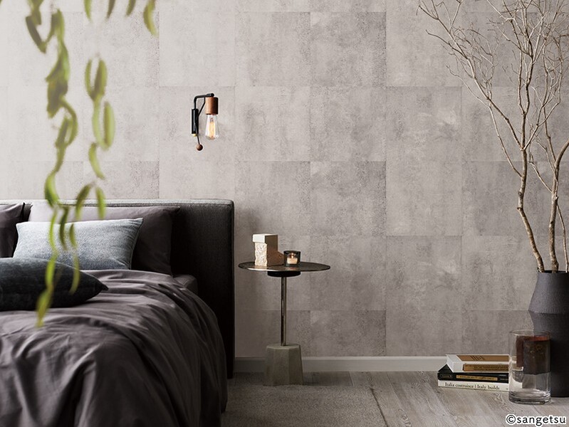 重厚コンクリート柄壁紙