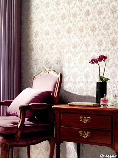 ノーブル光沢エンボス壁紙