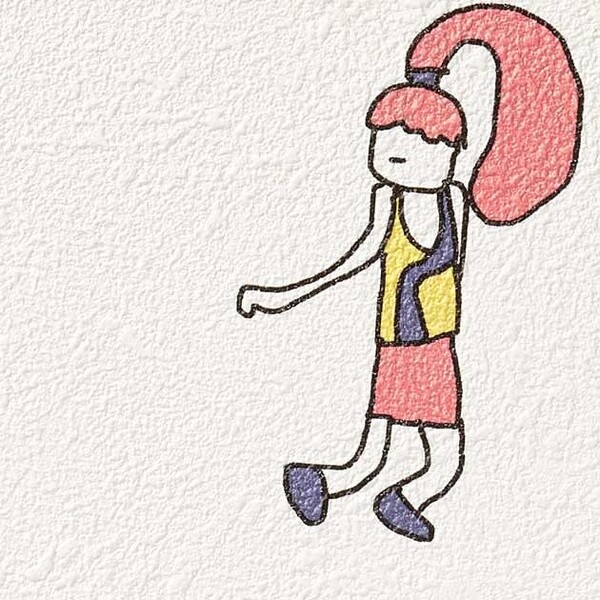 カジュアルアクセントイラスト壁紙