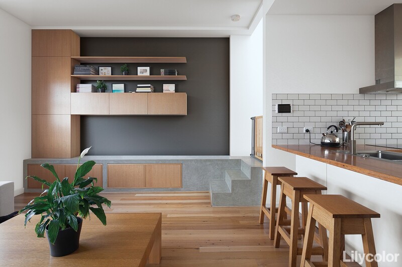 ブラック 塗り壁調 汚れ防止 防かび リリカラ LB9578