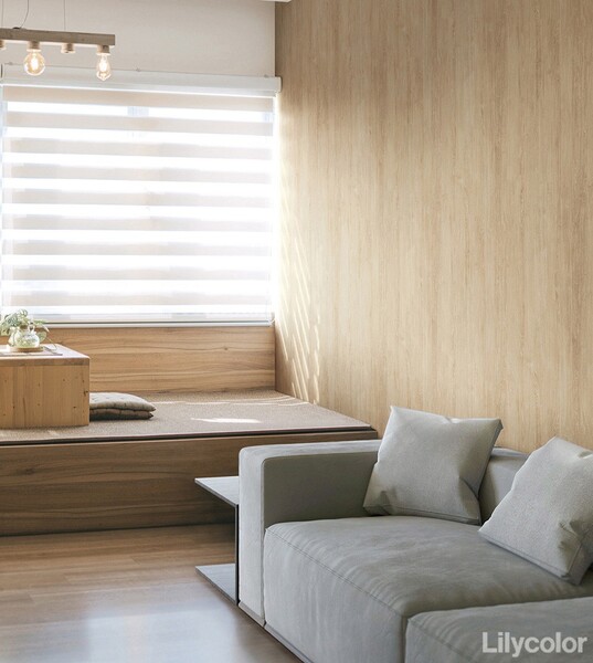 ナチュラルテイストな木目調壁紙