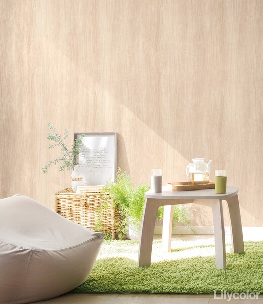 ナチュラルテイストな木目調壁紙