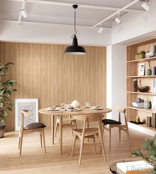 シンプル木目調壁紙