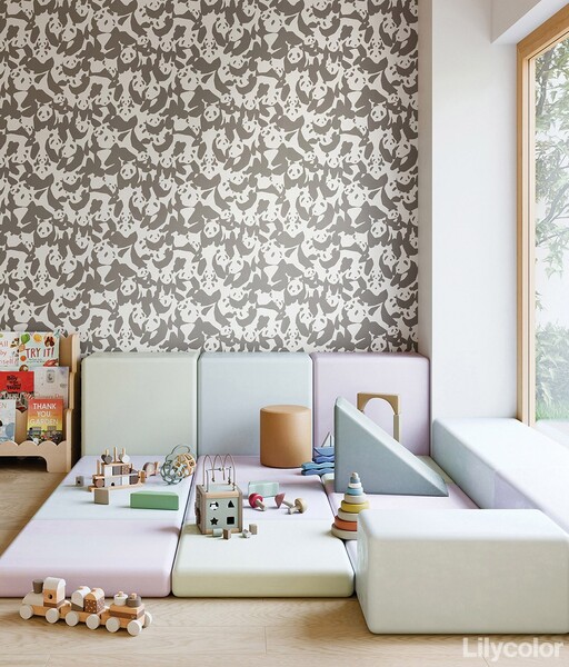 ユニークなパターン模様壁紙