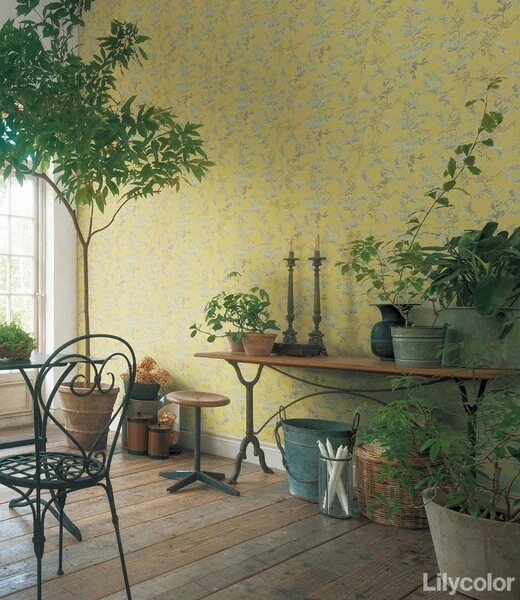 大人かわいい柄入り壁紙