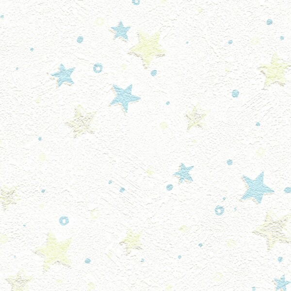 光るスター模様壁紙（蓄光）