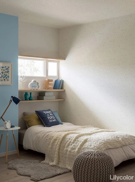 光るスター模様壁紙（蓄光）