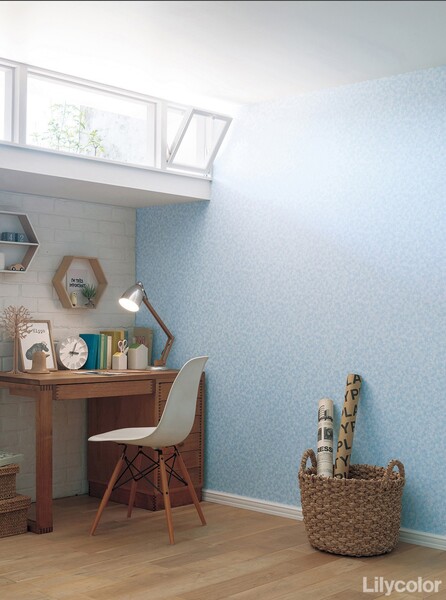 光るスター模様壁紙（蓄光）