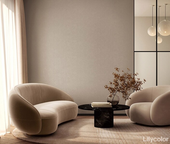 ナチュラルカラーの和紙調壁紙