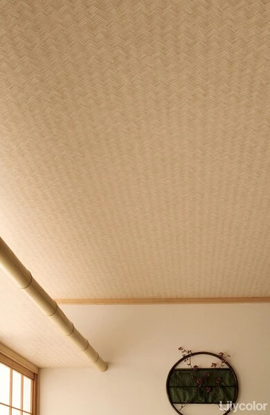 和室の天井におすすめ和柄壁紙