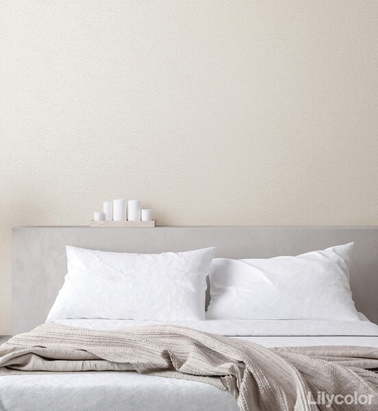 優しい色味の織物調壁紙