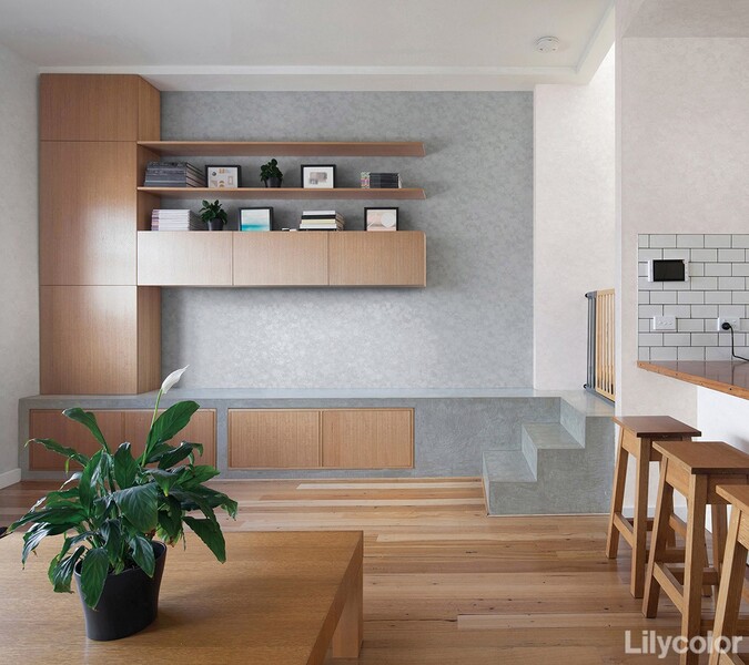 高級感のある塗り壁調壁紙