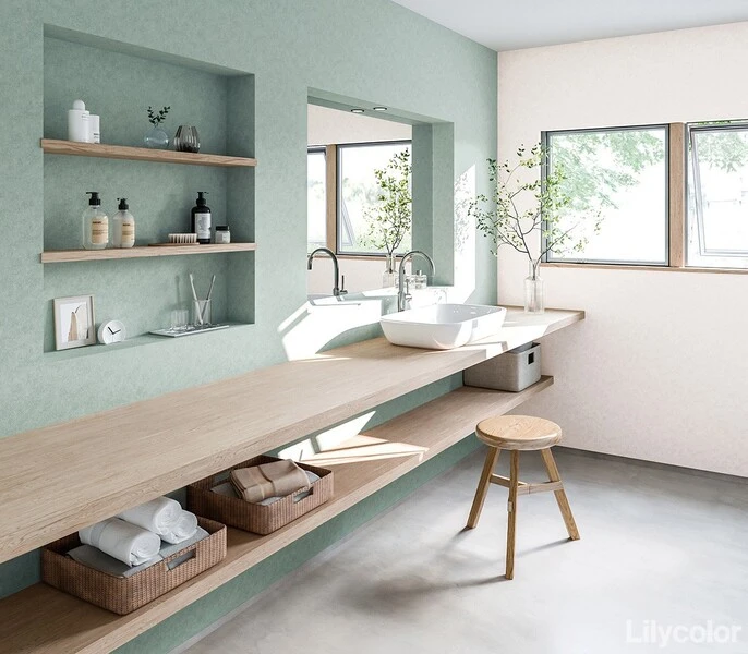 フェミニン塗り壁調壁紙