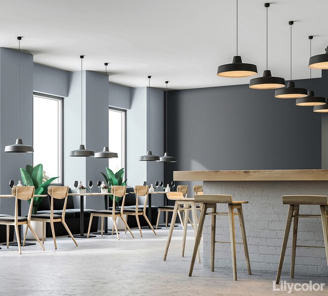 落ち着いた色味の織物調壁紙