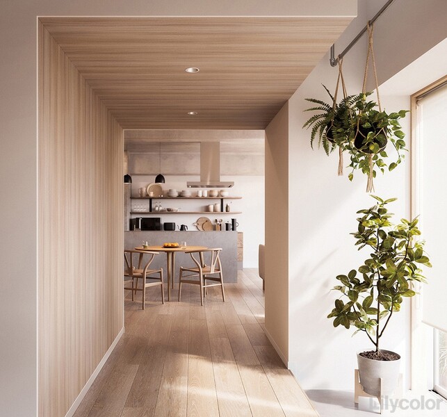 リフォームおすすめ適度な厚みの木目調壁紙