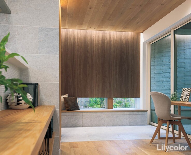 シンプル木目調壁紙