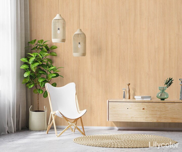 シンプル木目調壁紙