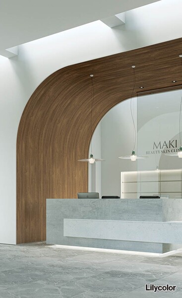 シンプル木目調壁紙