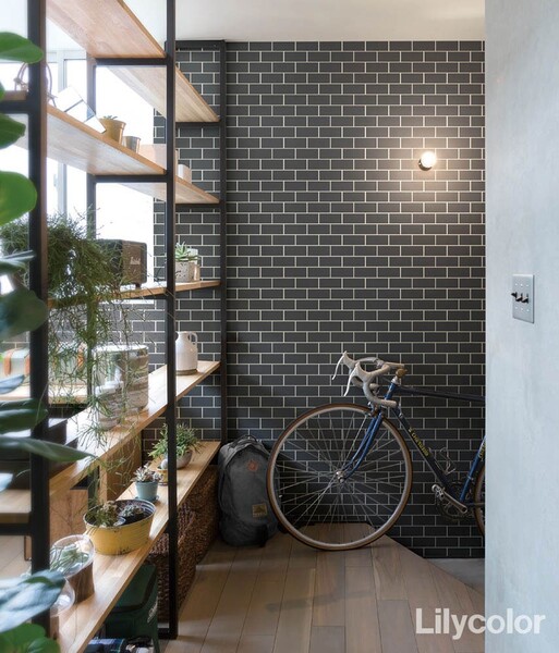 カフェ風なお部屋におすすめタイル柄