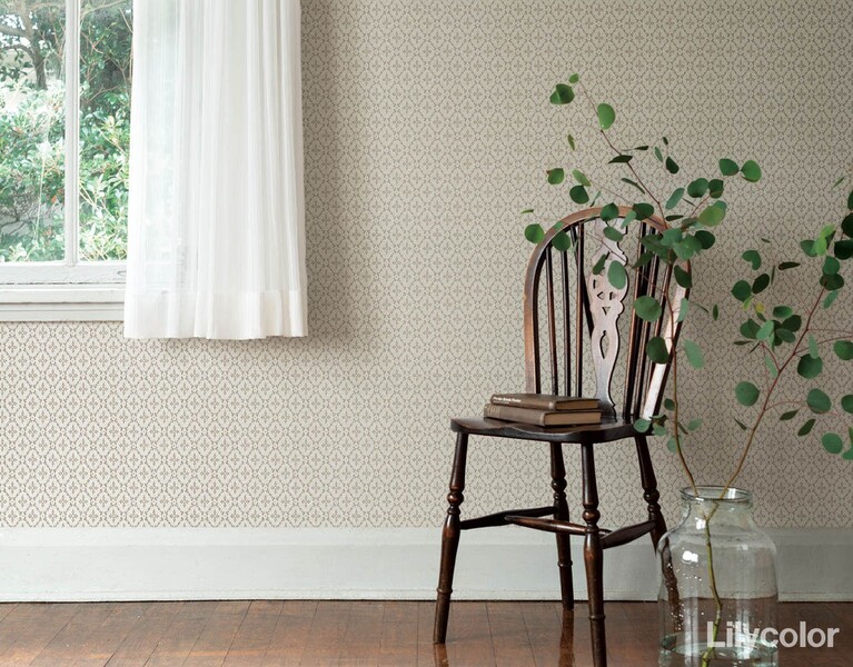 大人かわいい柄入り壁紙