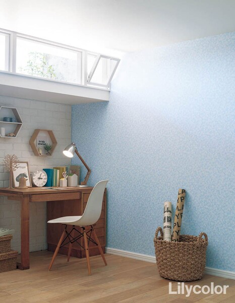 光るスター模様壁紙(蓄光)