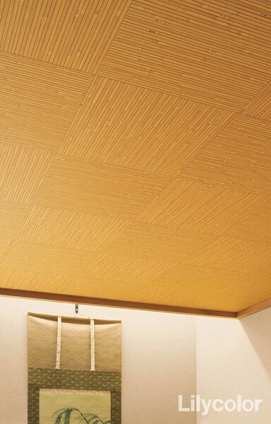 和室の天井におすすめ和柄壁紙