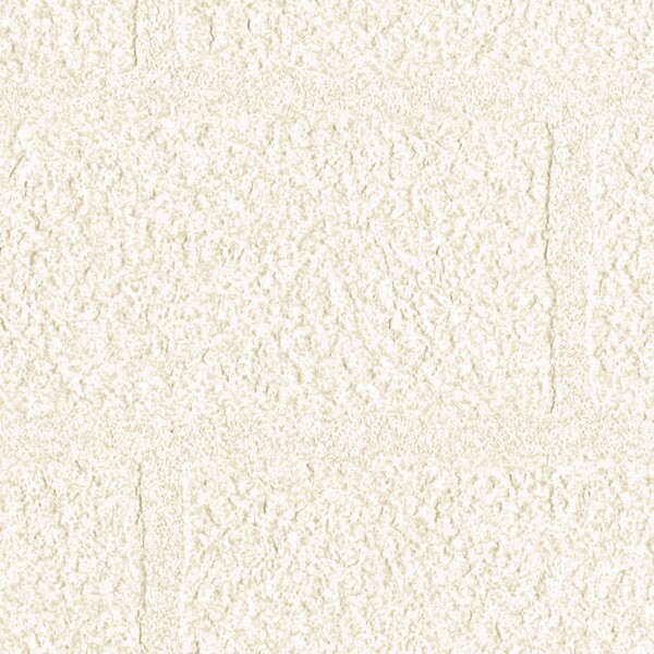 ホワイト系石目タイル柄壁紙