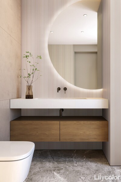 消毒+汚れ防止壁紙 ストライプ