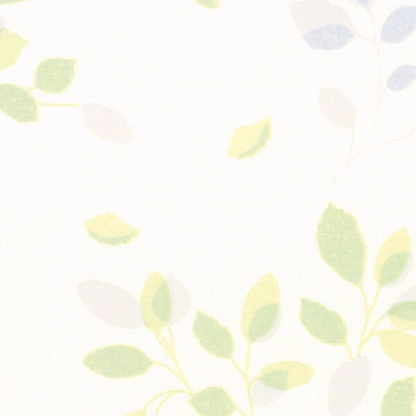 ナチュラルカラーリーフフラワー壁紙