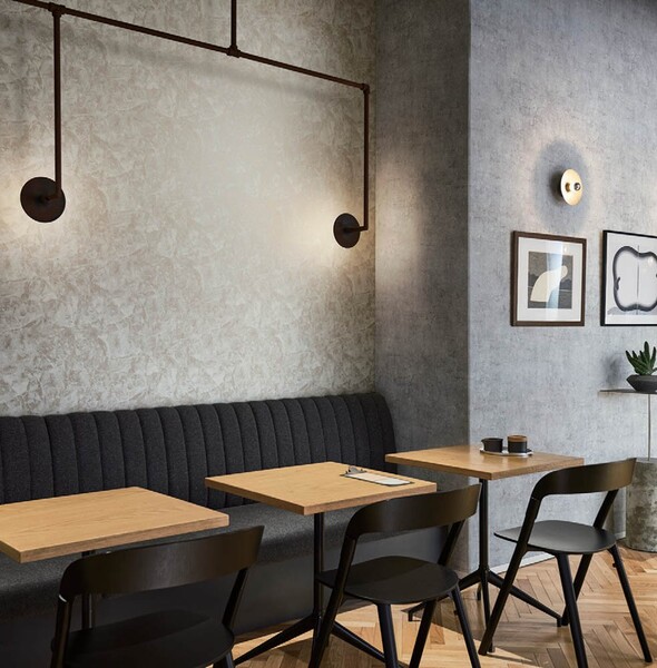 スタイリッシュな塗装風壁紙