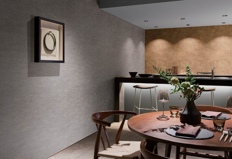 質感豊かな石目調壁紙