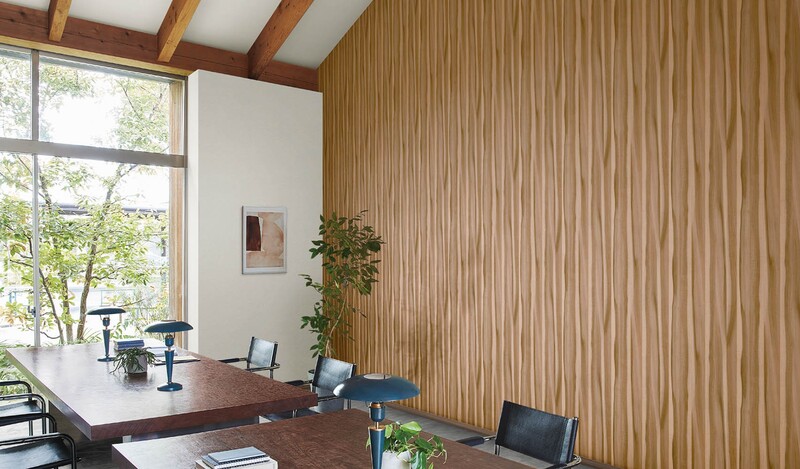 ベーシックなシンプル木目柄壁紙