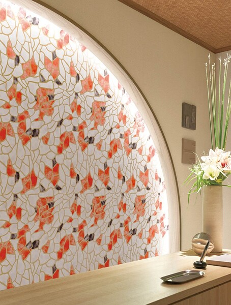 爽やかな和モダン壁紙