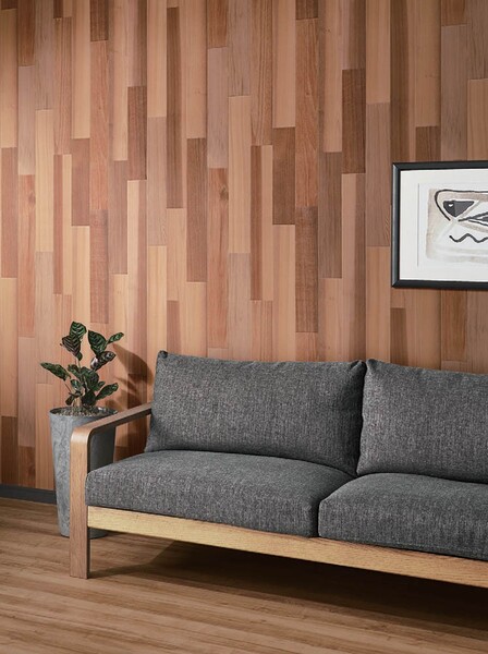 ヴィンテージ感のある木目柄壁紙