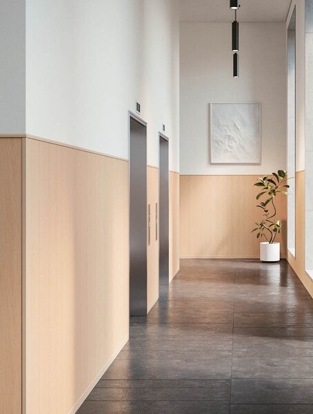 ベーシックなシンプル木目柄壁紙