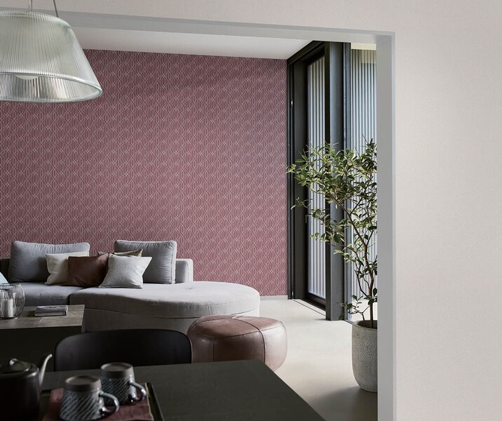 華やかなモダン柄壁紙