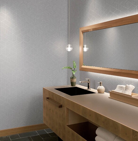 オシャレなデザイン入り壁紙